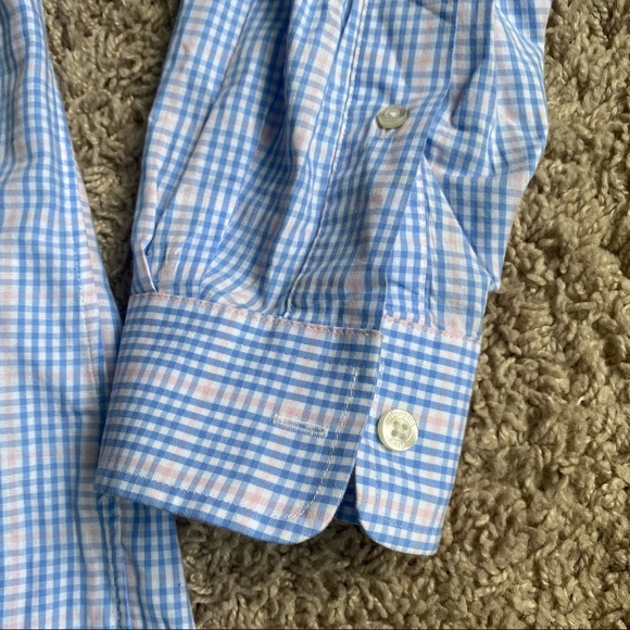 Vineyard Vines Men’s Small Button Down blue pink - Picture 5 of 9